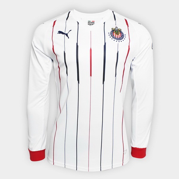 Trikot Guadalajara Auswarts Ml 2018-19 Weiß Fussballtrikots Günstig